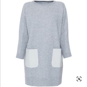 M.Patmos Grey Sweater Pocket Dress